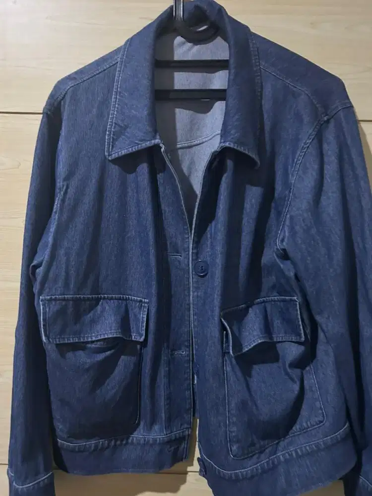 Uniqlo denim cardigan