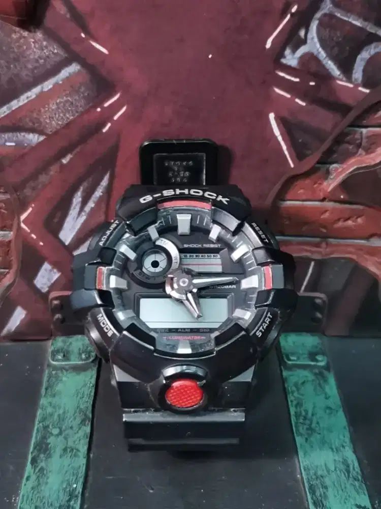 - G-Shock (Black - Red) GA 700 unit only