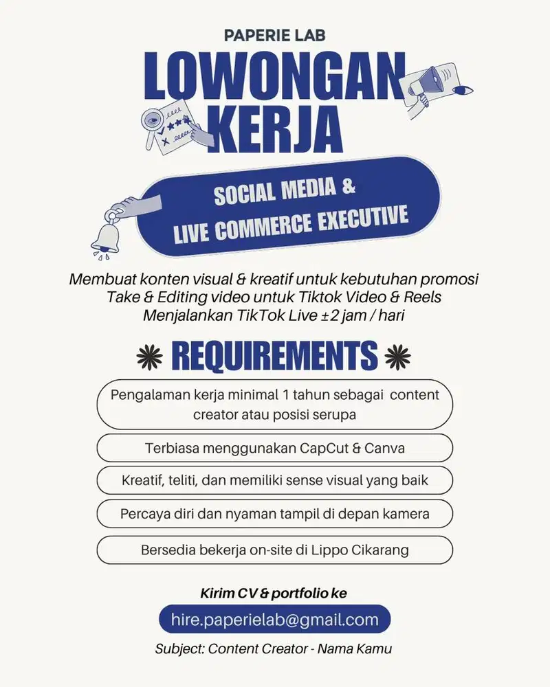 Staff social media & live host