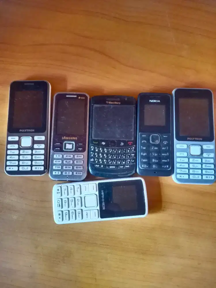 Jual hp jadul berbagai merk 6 unit