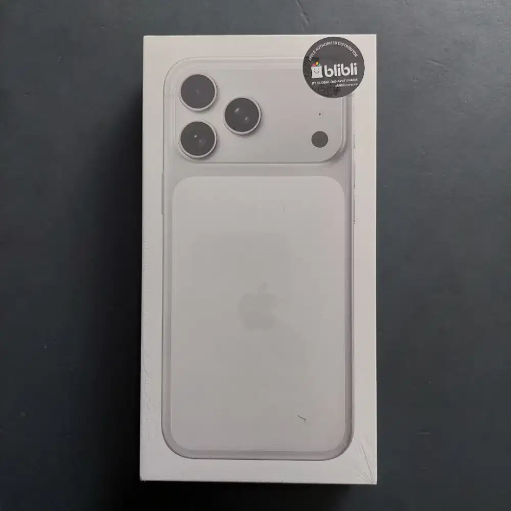 IPHONE 17 PRO MAX 256GB SILVER GARANSI RESMI GDN