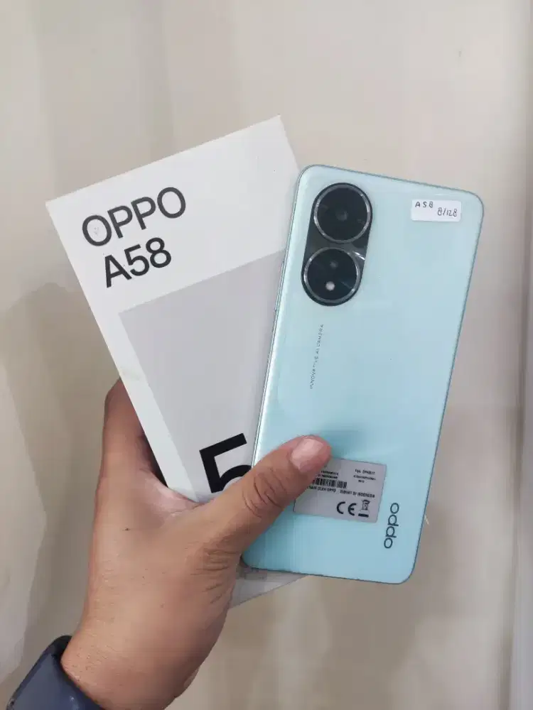 Oppo a58 ram 8/128 second