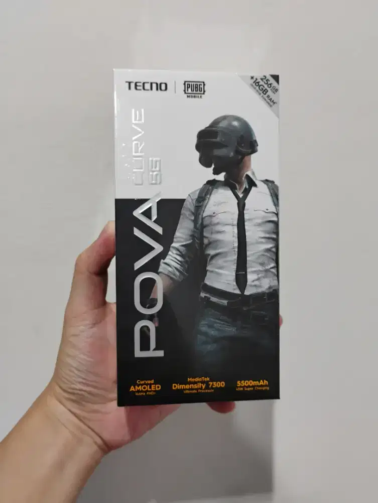 (BARU) Tecno Pova Curve 5G 8/256, SEGEL Garansi Resmi, Bisa COD