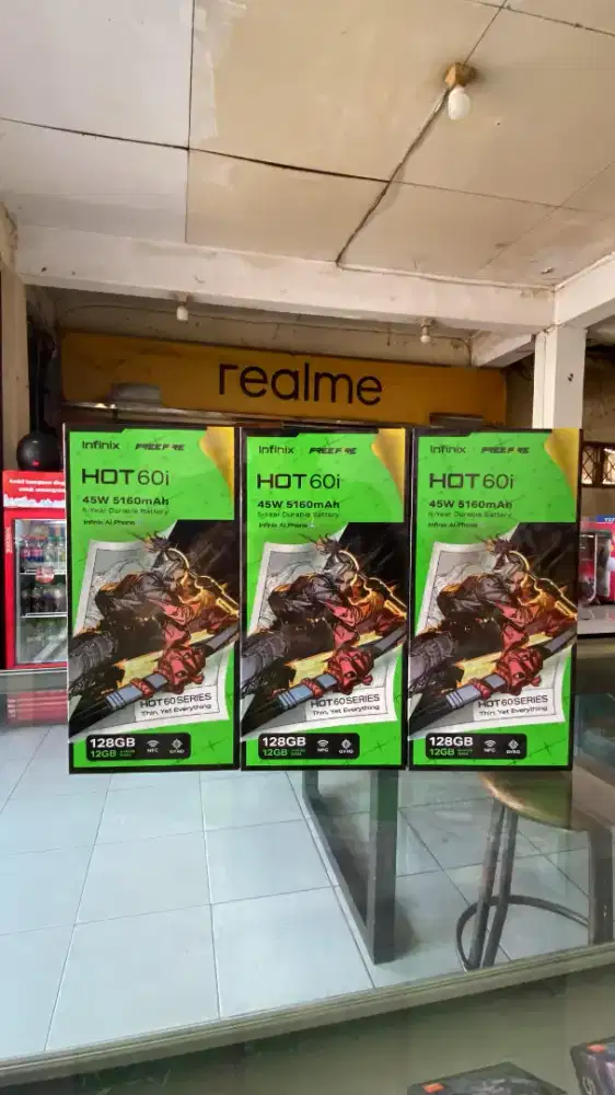 Redy infinix Hot 60i 6/128 NEW Garansi resmi 1thn