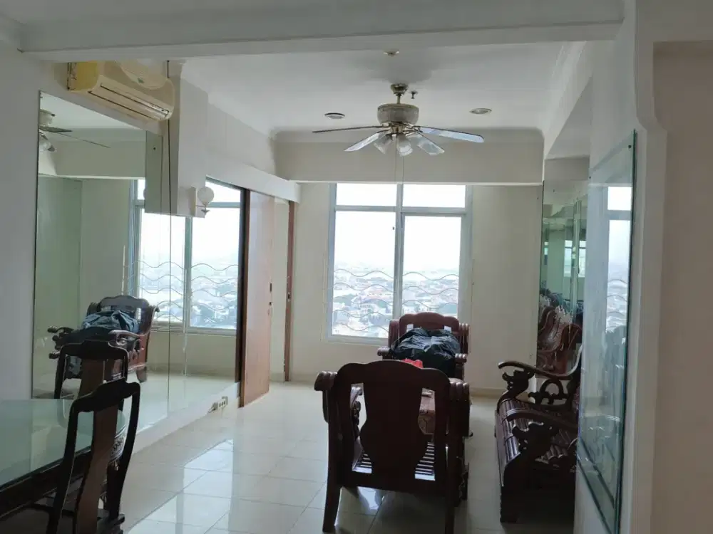 Apartemen Pantai Mutiara 61m2 2BR Semi Furnished SHM Siap Huni Bisa KPA