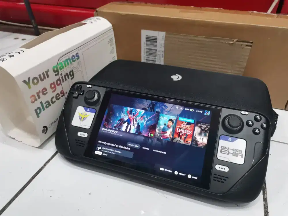 Steamdeck LCD 256GB + 128GB MicroSD