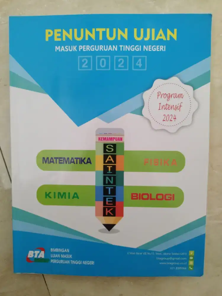 BUKU BTA PENUNTUN UJIAN MASUK PTN