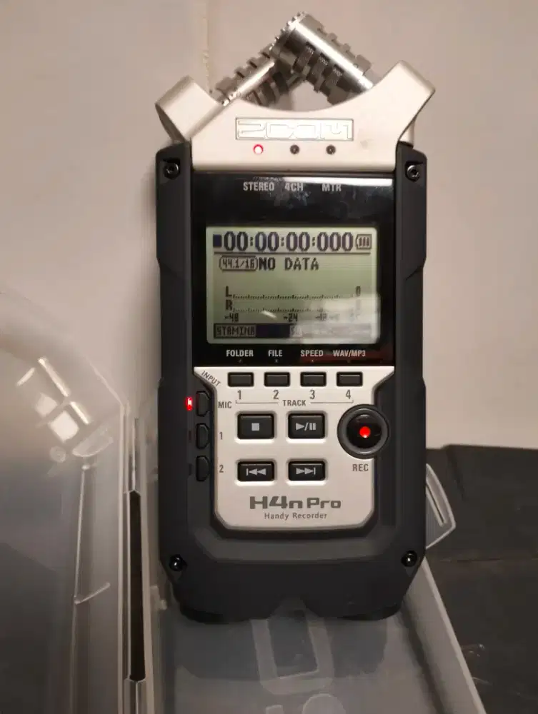 Jual audio recorder zoom H4n pro barang baru belum terpakai mulus