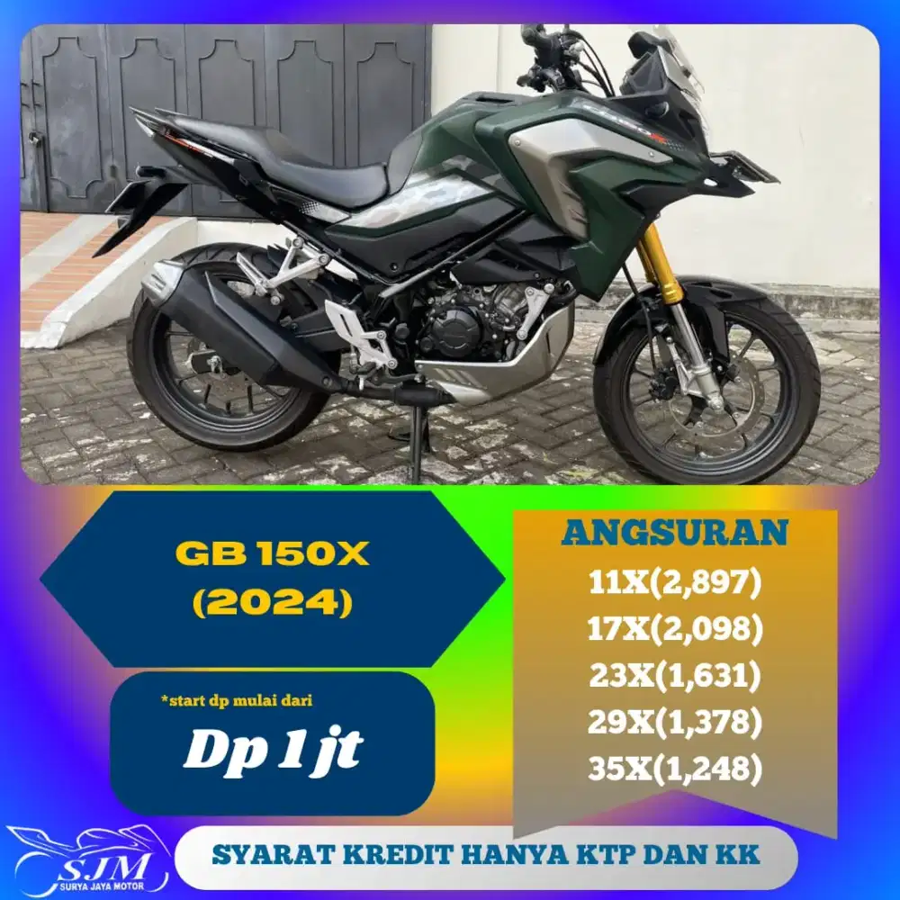 HONDA CB 150X 2024 CASH &KREDIT