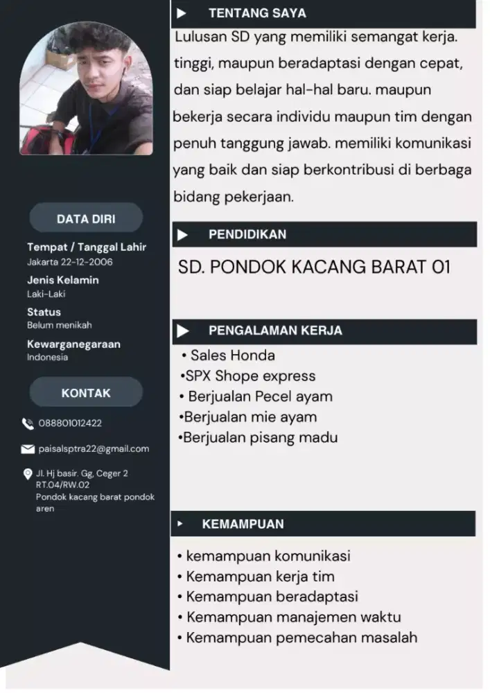 cari lowongan pekerjaan