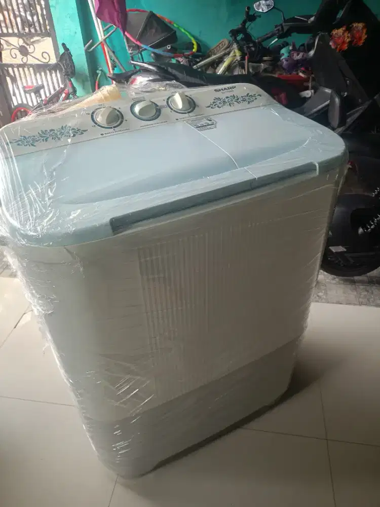 Mesin cuci Sharp 2 tabung mulussss
