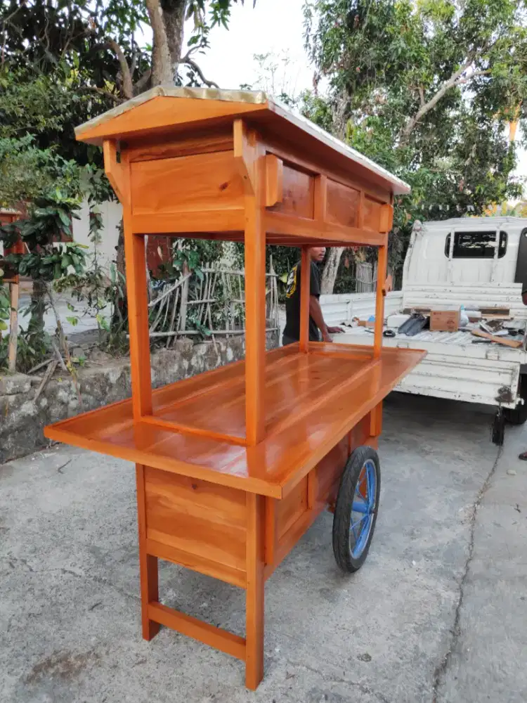 Sedia Gerobak Angkringan, Bakso Mie Ayam, Bubur, Sate, Soto, Pecel dll