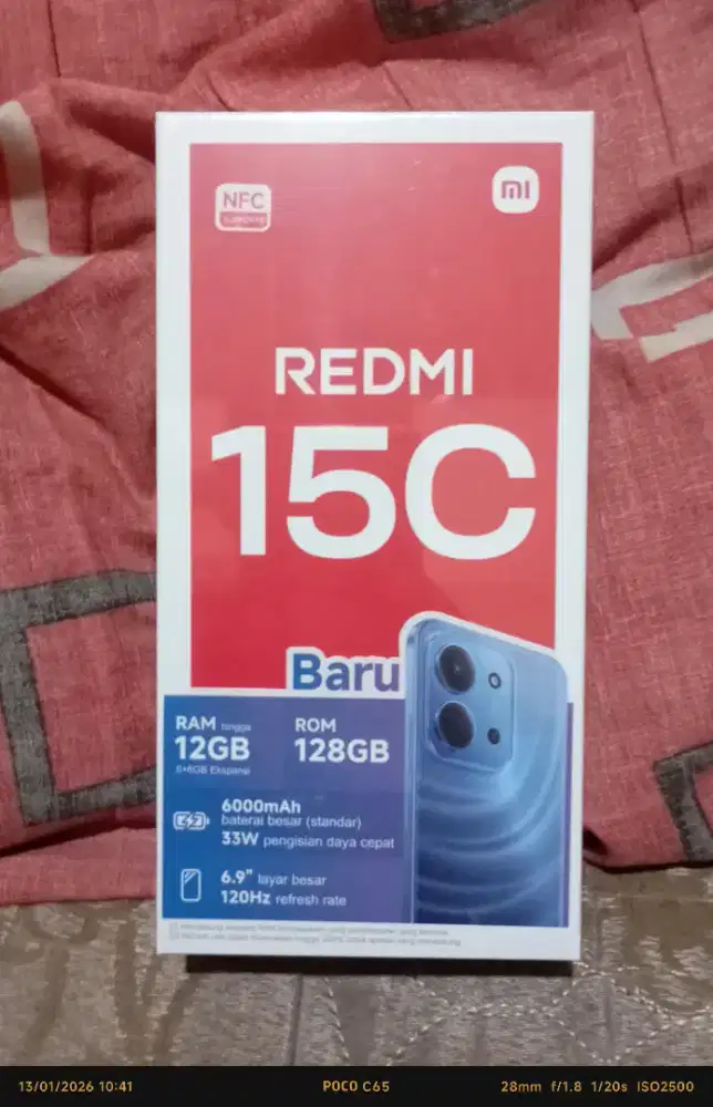 Redmi 15c (6/128) new garansi resmi