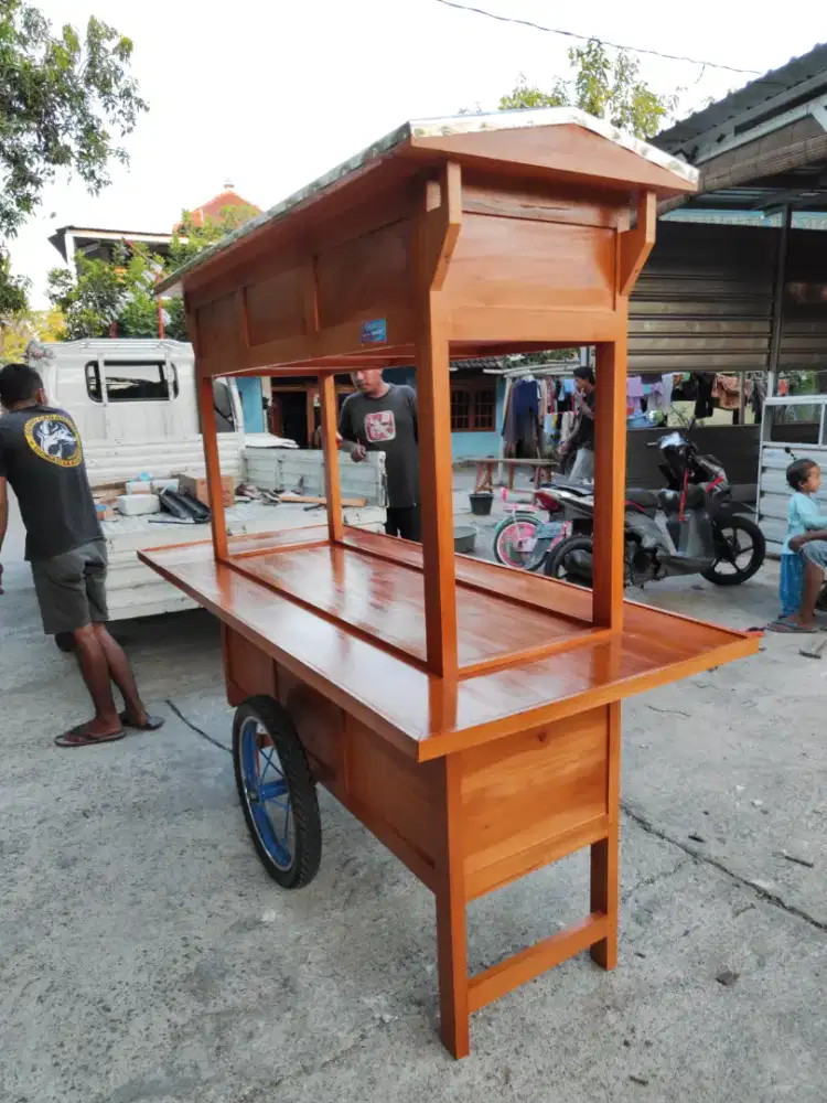 Sedia Gerobak Angkringan, Bakso Mie Ayam, Bubur, Sate, Soto, Pecel dll