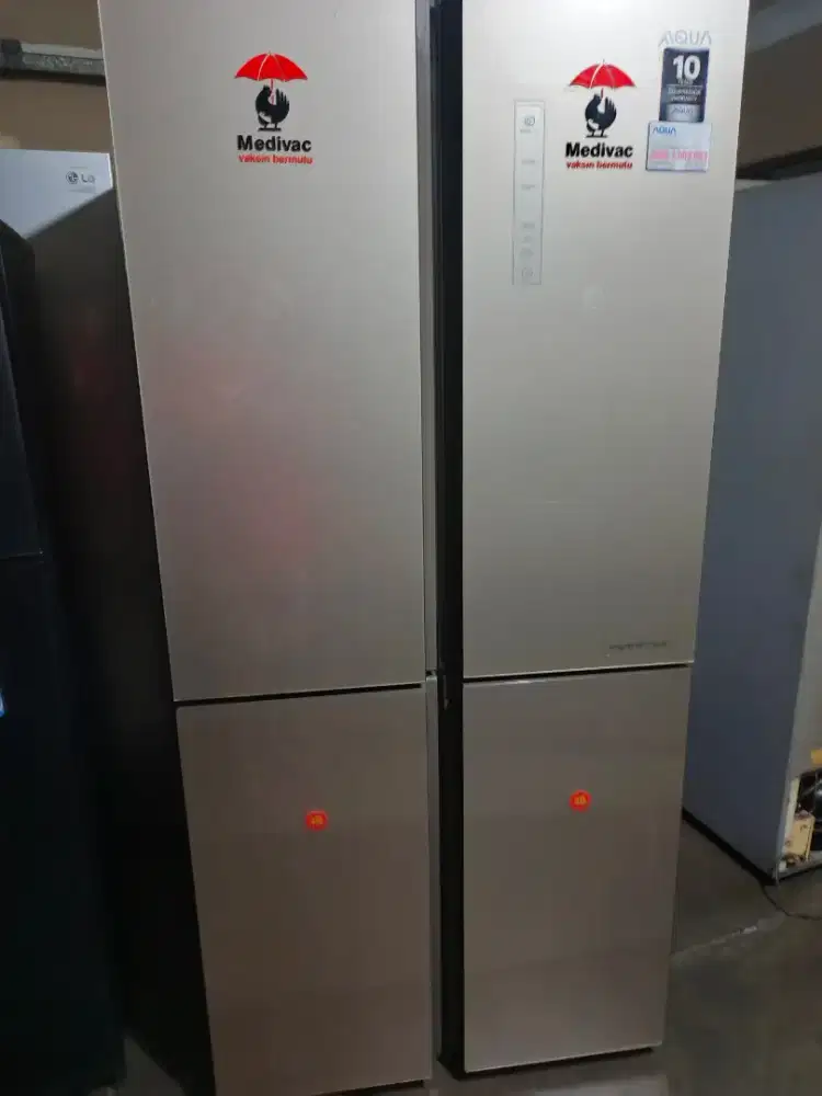 kulkas aqua SBS 4 pintu