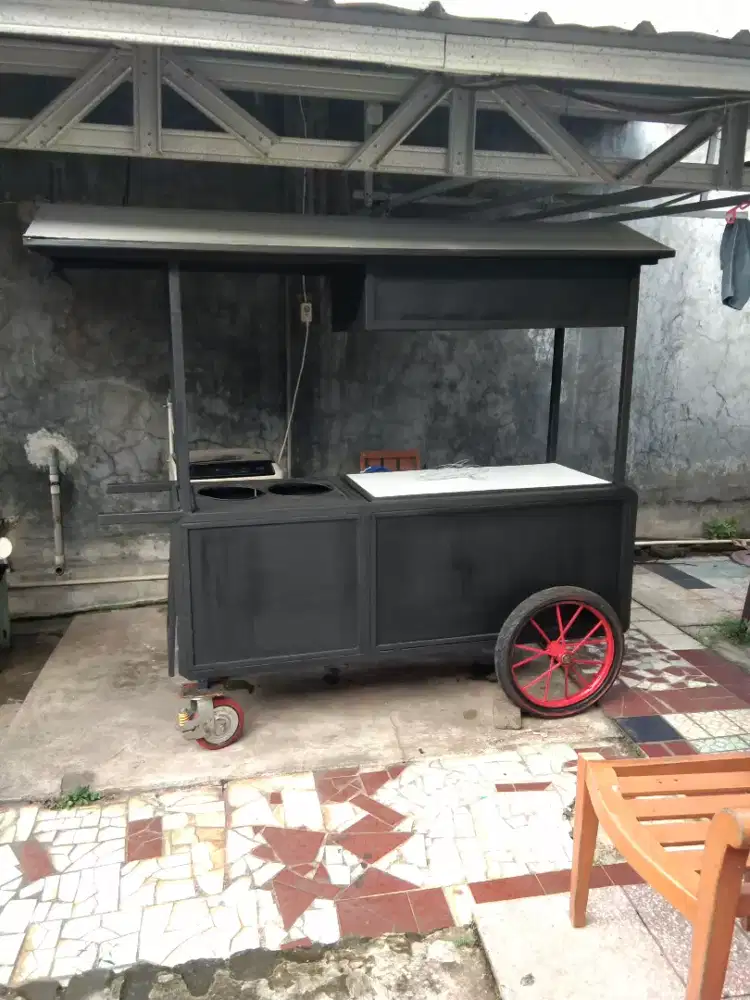 Gerobak Besi Bahan Besi Galvanis