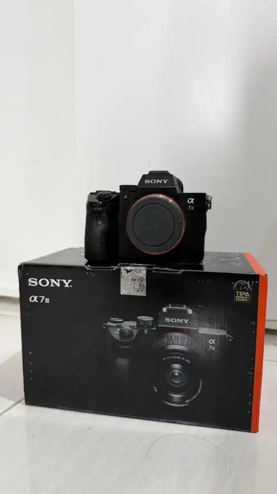 Kamera sony a7III , a7 mark 3 full set box murah