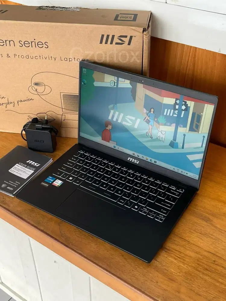 MSI Modern 14 C12MO i5-1235U Ram 8GB SSD 512GB Garansi ON