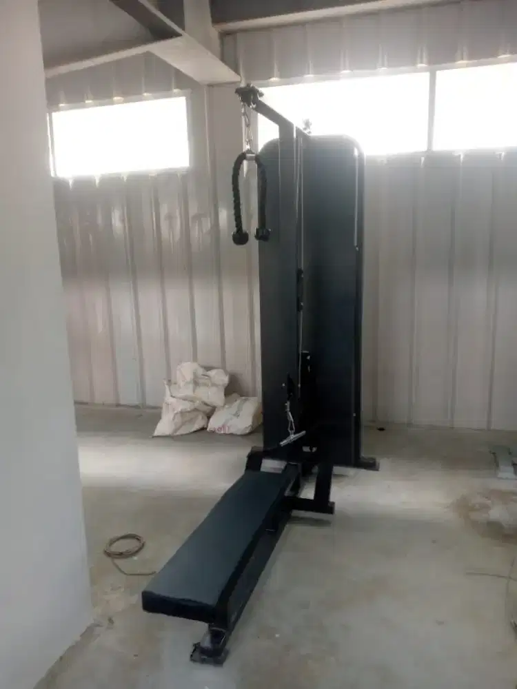 Lats pull down + rowing