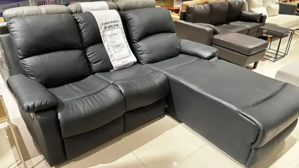 Obral murah isi rumah  Sofa L liverton bran Selma