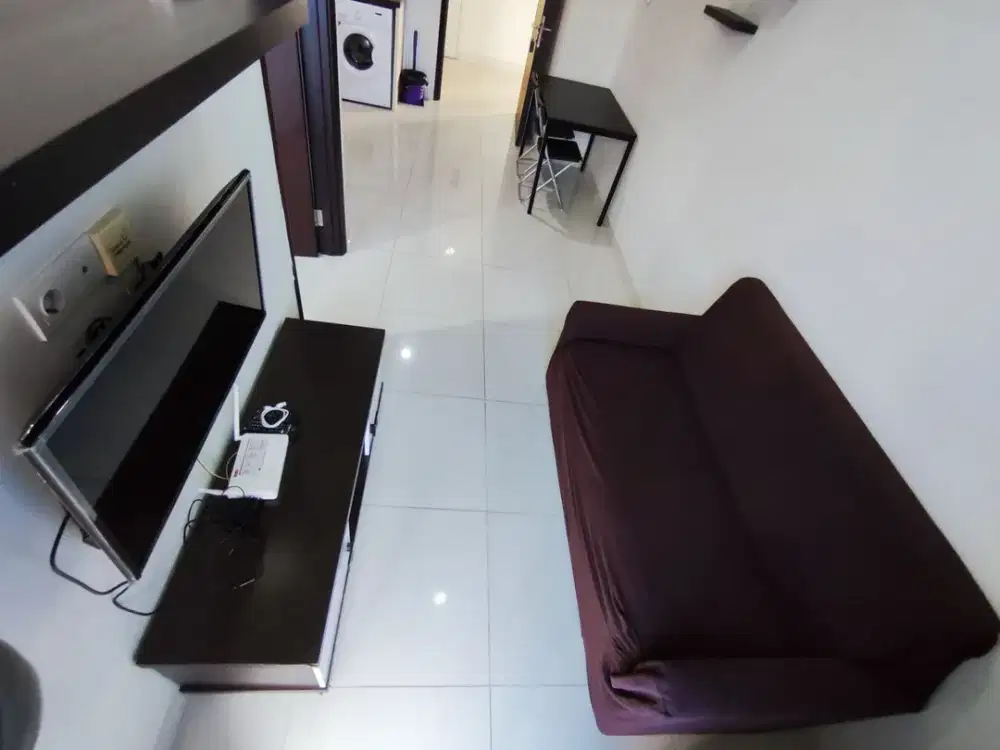 Berminat Disewakan Apartemen Puri Mansion 1 Kamar Tidur 37 m2 Furnish Bonus View Kolam Renang Dijamin Harga Termurah Hanya 37 Juta/Tahun Net