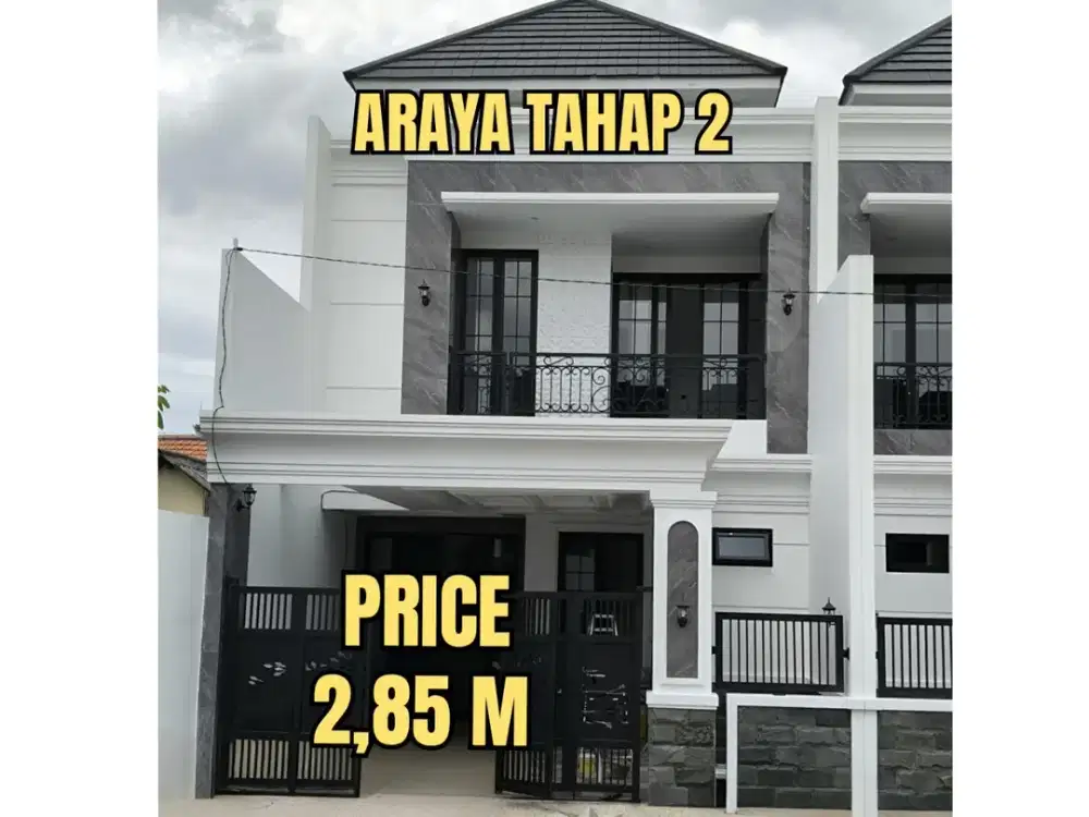 NEW, ARAYA TAHAP 2 GALAXY BUMI PERMAI MODERN MINIMALIS di JALAN KEMBAR BOULEVARD
