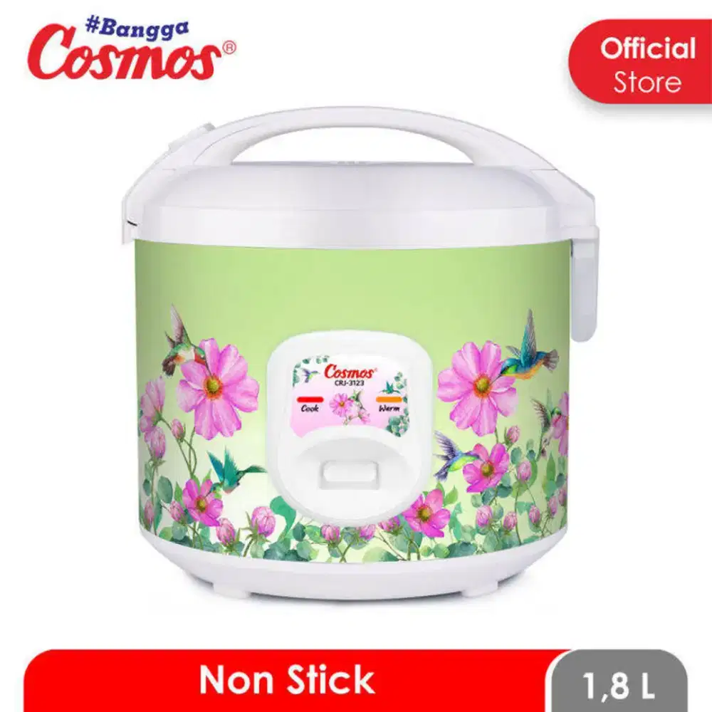 Magic Com COSMOS CRJ-3123WG 1.8Liter Winter Green Pan
