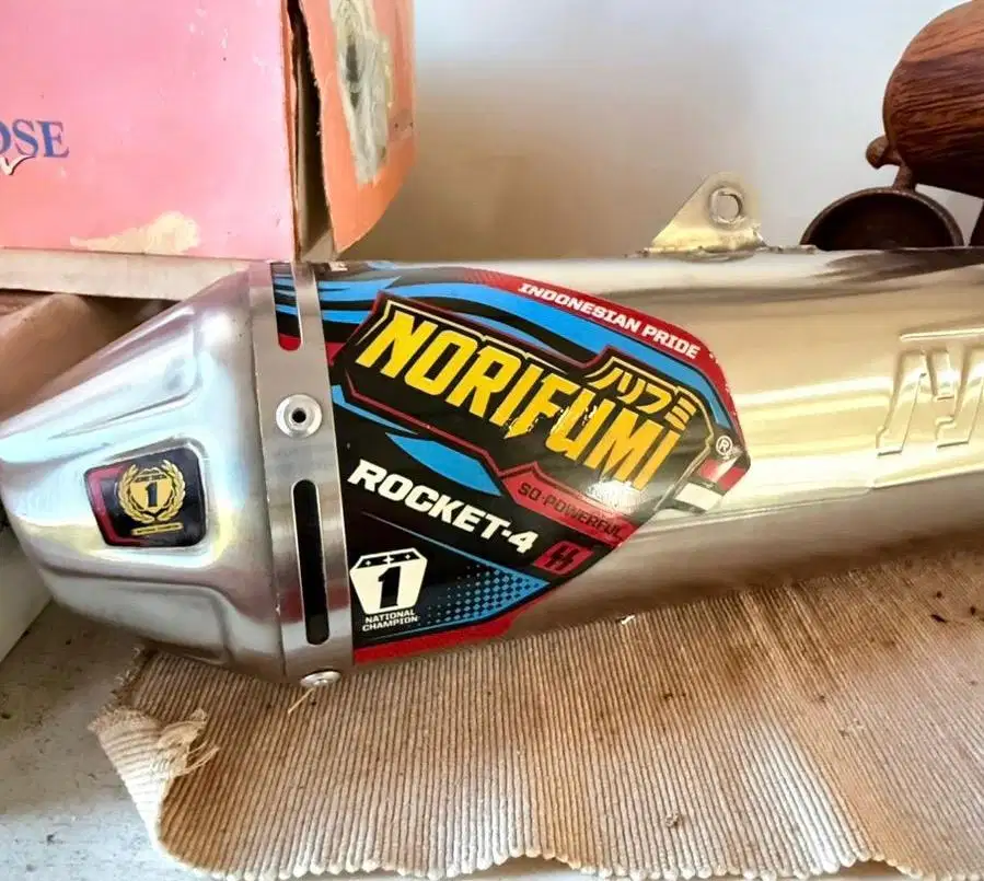KNALPOT NORIFUMI ROCKET 4 (Asli) untuk Honda CRF