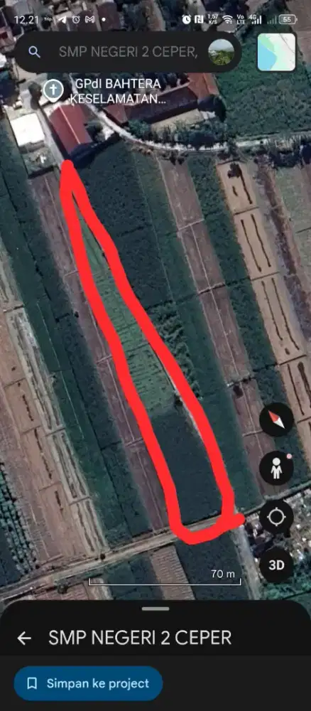 [NEGO] DIJUAL CEPAT SAWAH TANAH DATAR