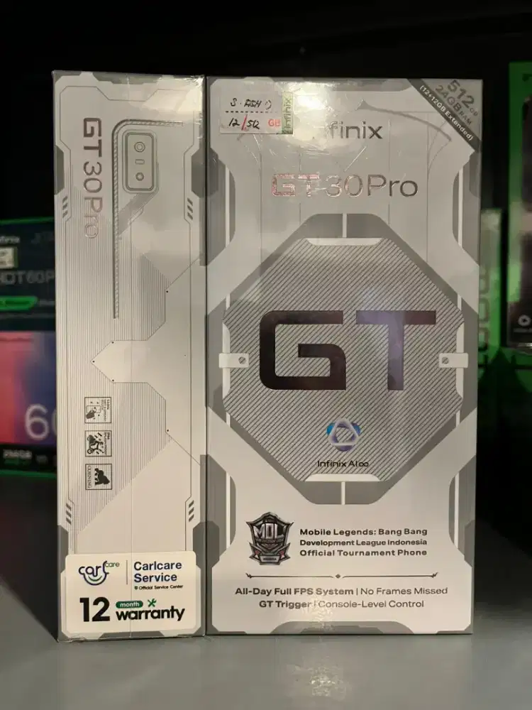Infinix GT 30 Pro 5G 8GB+8GB/256GB Promo Murah New Segel