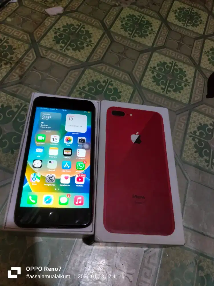 Iphone 8 plus 256GB fullset IMEI tembus
