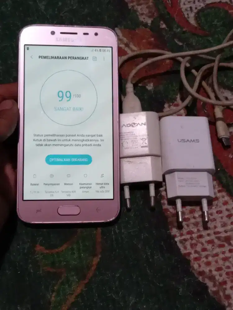 SAMSUNG J2 PRO Ram 2, Layar Amoled, kelengkapan Charger Dan Kabel,