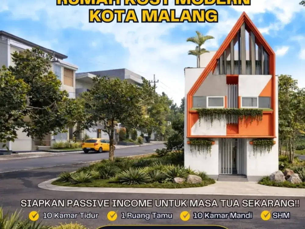 Tanah Luas 10 Kamar Tidur & Kamar Mandi Dalam Legalitas Aman Lingkungan Bagus