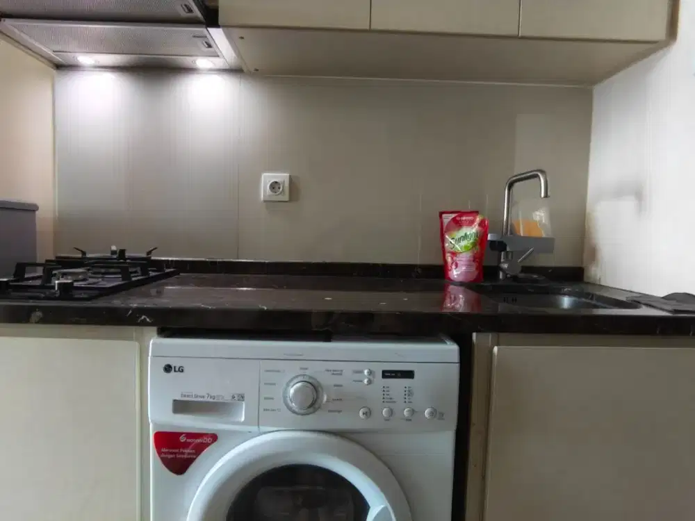 Sewa Apartemen Puri Mansion Studio Dengan Luas 26 m2 Full Furnish Kondisi Rapih Bersih View Cantik Murah