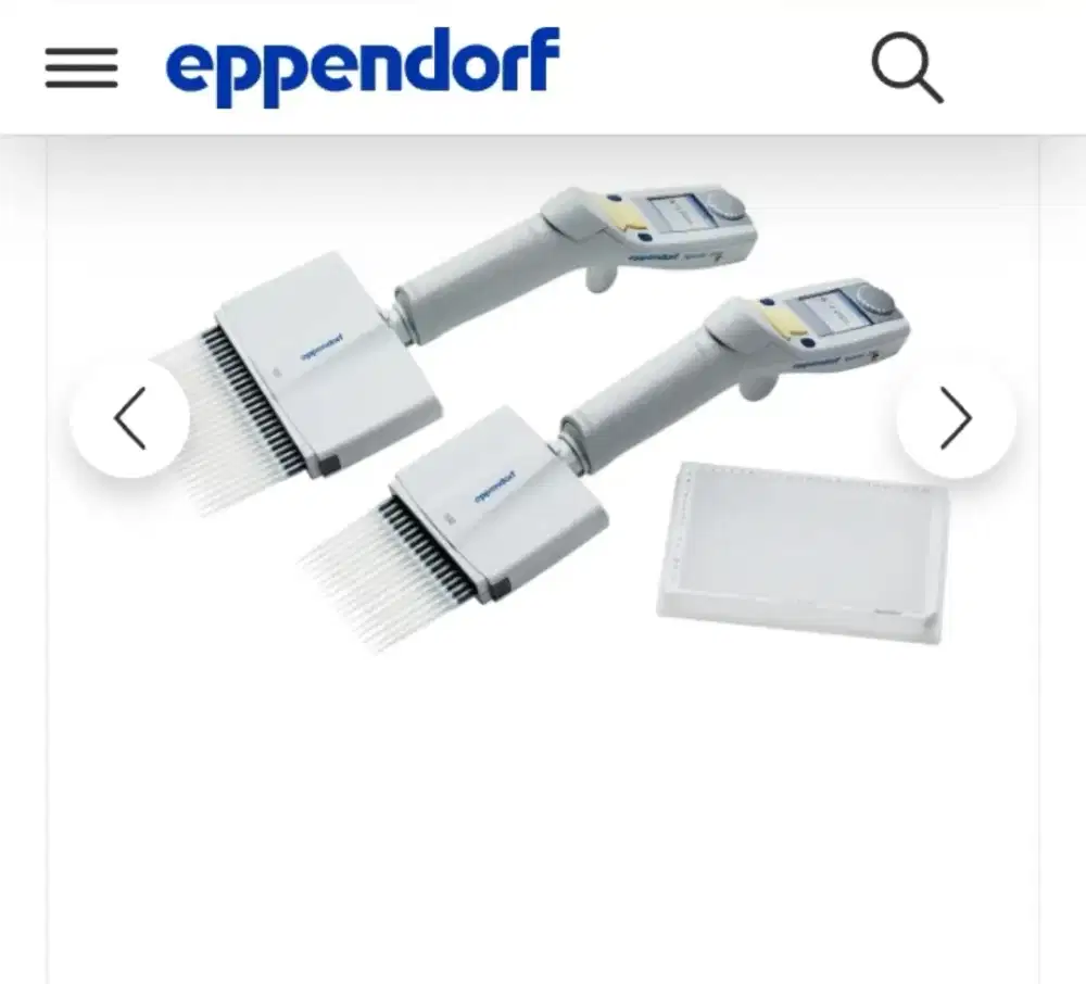 EPPENDROF XPLORER 8 channel pipettor alkes alat laboratorium