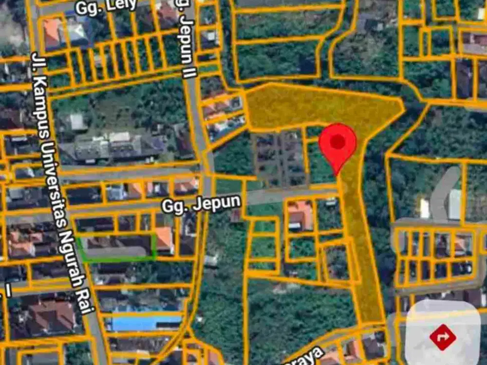 Dijual Kavling Strategis  Denpasar Timur ke seluruh Objek Wisata Bali.