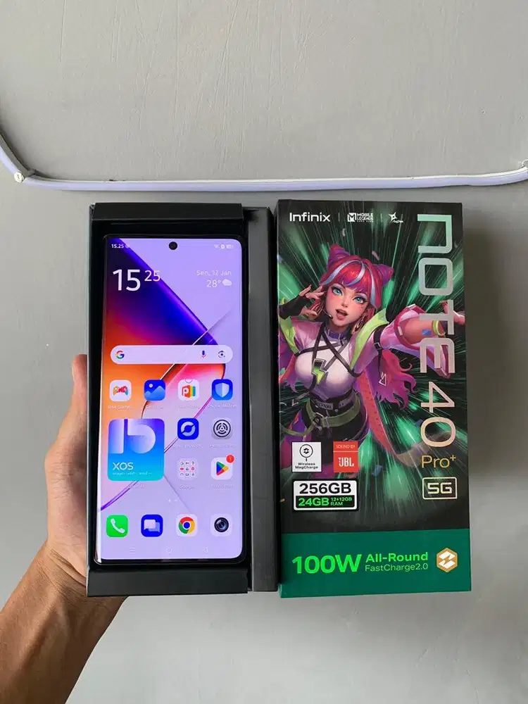 Infinix Note 40 Pro plus 5G  Ram 12/256 kondisi lengkap nominus
