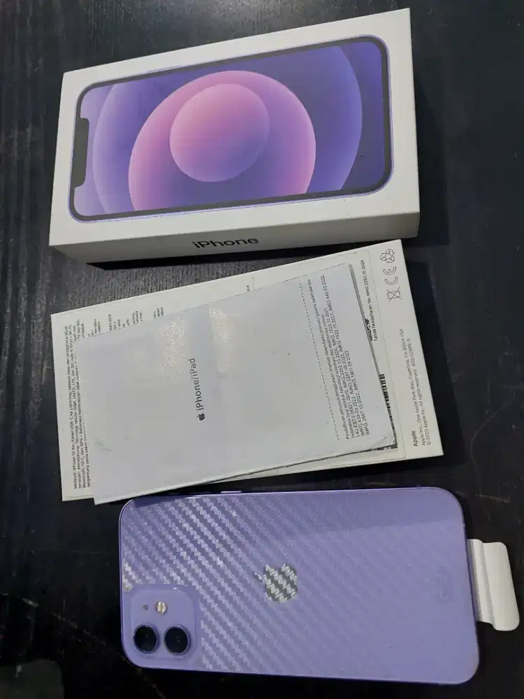 Iphone 12 ibox mulus 128 GB belum pernah service full original