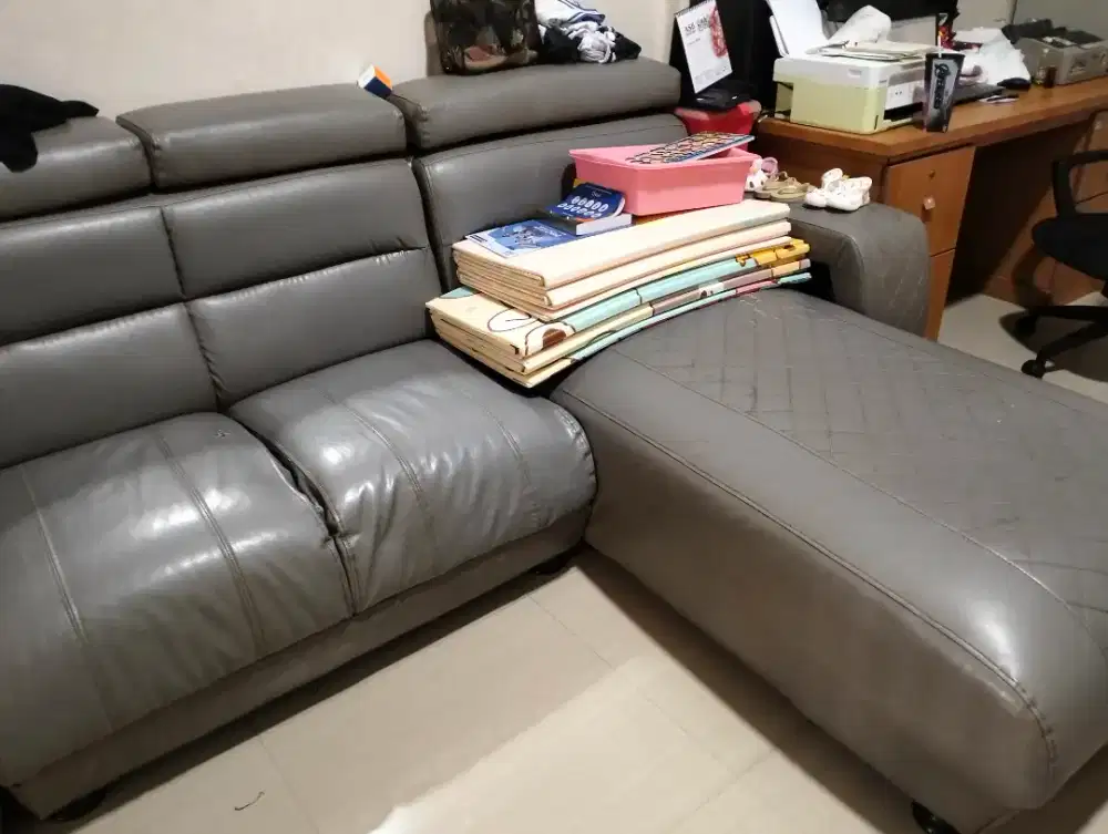 Sofa 4seat bentuk L bekas