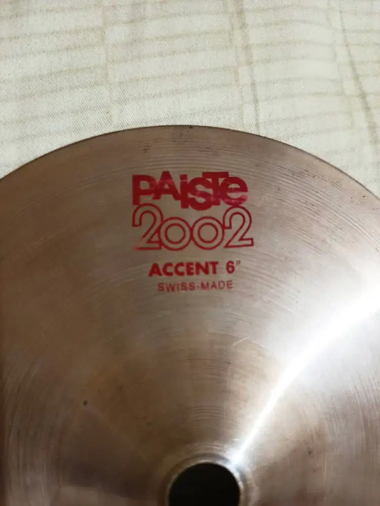 Cymbal paiste 2002 6 accent swiss made