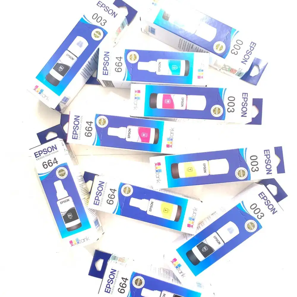 N E W  Tinta Epson Original 003/664 Untuk Printer Epson Terbaru