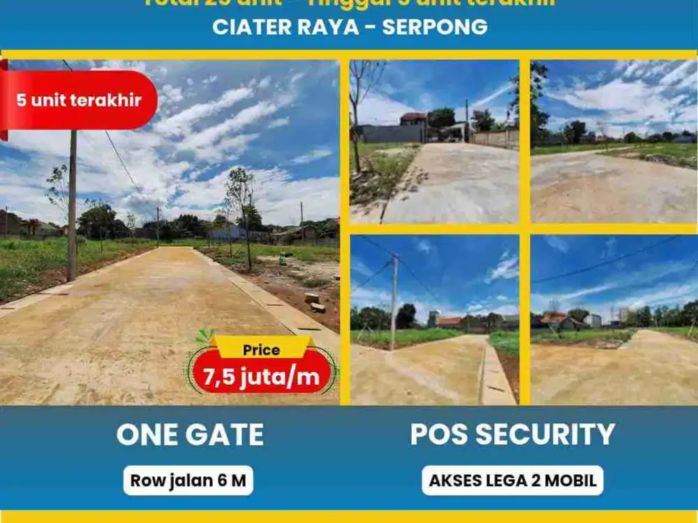 Jual Tanah Serpong nego Strategis