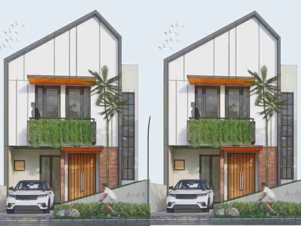 villa luas 98mtr free design Abdul gani atas kota batu