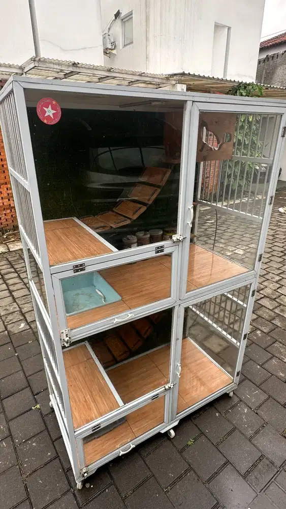 Kandang Kucing 2 tingkat 120x60x180