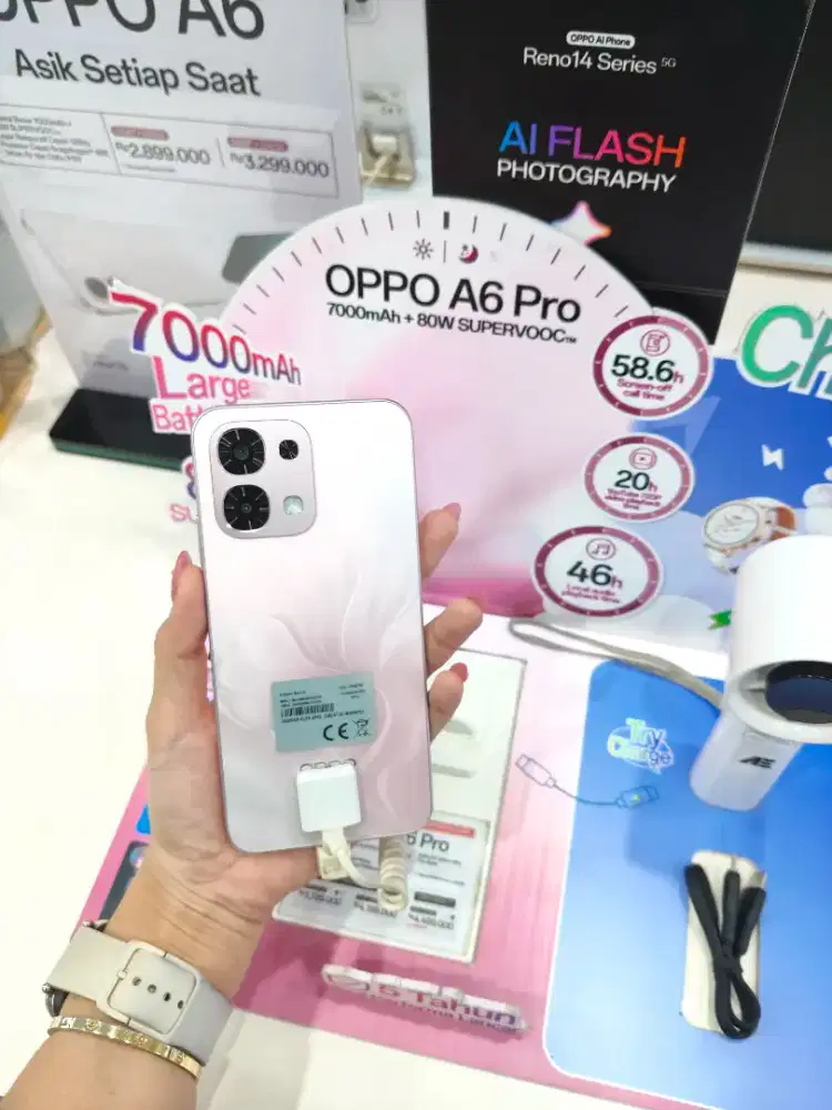 PROMO OPPO A6 PRO 5G GARANSI RESMI OPPO FULL SET