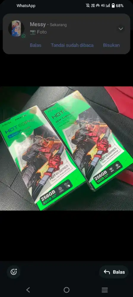 DIJUAL HP INFINIX HOT 60 PRO PLUS 8/256