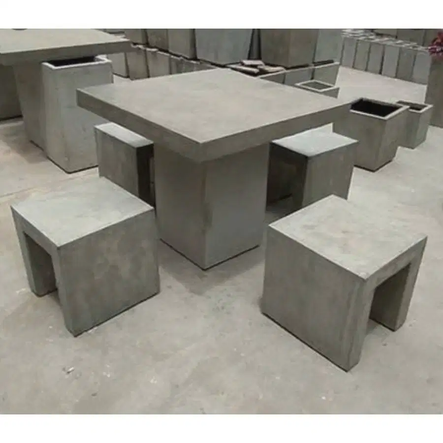 Bangku meja teraso 1 set outdoor maupun indoor