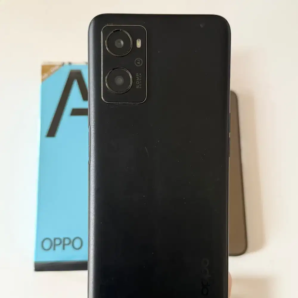 Oppo A96 hitam mulus full set original