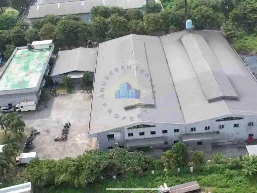 PABRIK STRATEGIS SIAP PAKAI DI KAWASAN MODERN CIKANDE