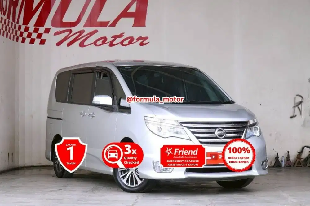 Nissan Serena 2.0 HWS Matic AT tahun 2015 silver DP minim 16 juta